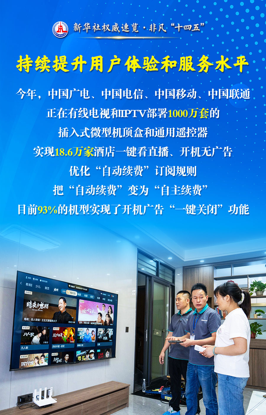 傳播黨的聲音、服務(wù)人民群眾，廣播電視和網(wǎng)絡(luò )視聽(tīng)行業(yè)五年成績(jì)單來(lái)了