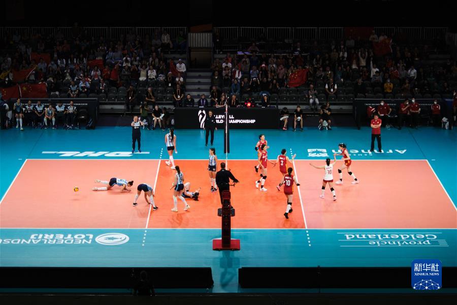 （體育）（11）排球&mdash;&mdash;女排世錦賽：中國勝阿根廷