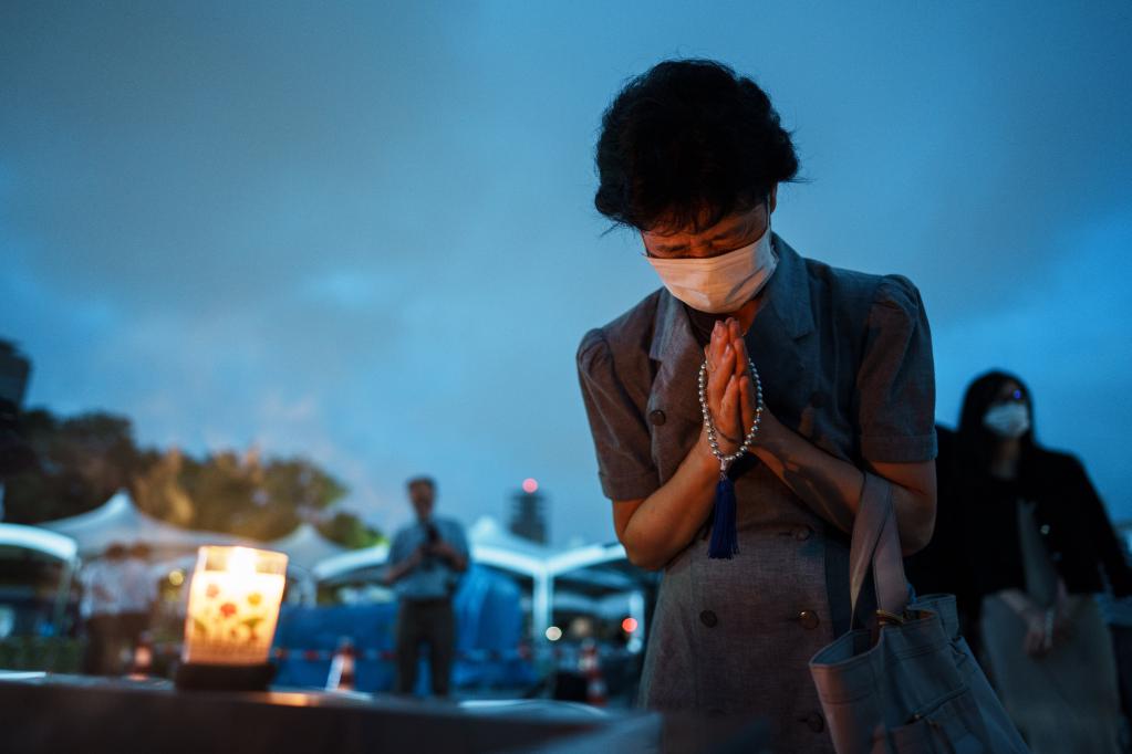 日本廣島舉行遭原子彈轟炸77周年紀念活動(dòng)