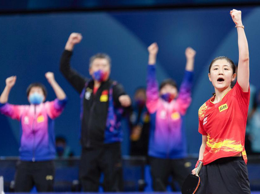 乒乓球&mdash;&mdash;世乒賽團體賽：中國女隊奪冠