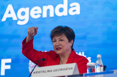 IMF總裁說(shuō)新興市場(chǎng)和發(fā)展中國家面臨&ldquo;三重打擊&rdquo;