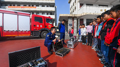 &ldquo;119&rdquo;消防宣傳月開(kāi)展校園消防安全課