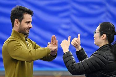 &ldquo;洋小伙&rdquo;學(xué)練&ldquo;中國拳&rdquo;