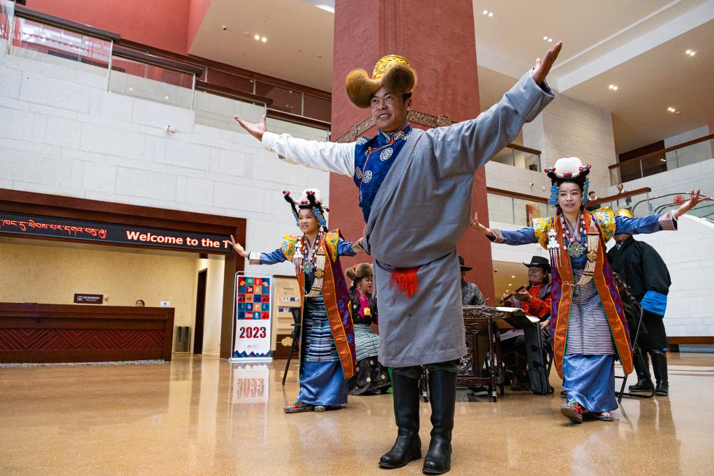 西藏拉薩:博物館里體驗年俗
