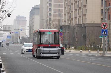 新華全媒+丨探訪(fǎng)雄安新區智能網(wǎng)聯(lián)巴士