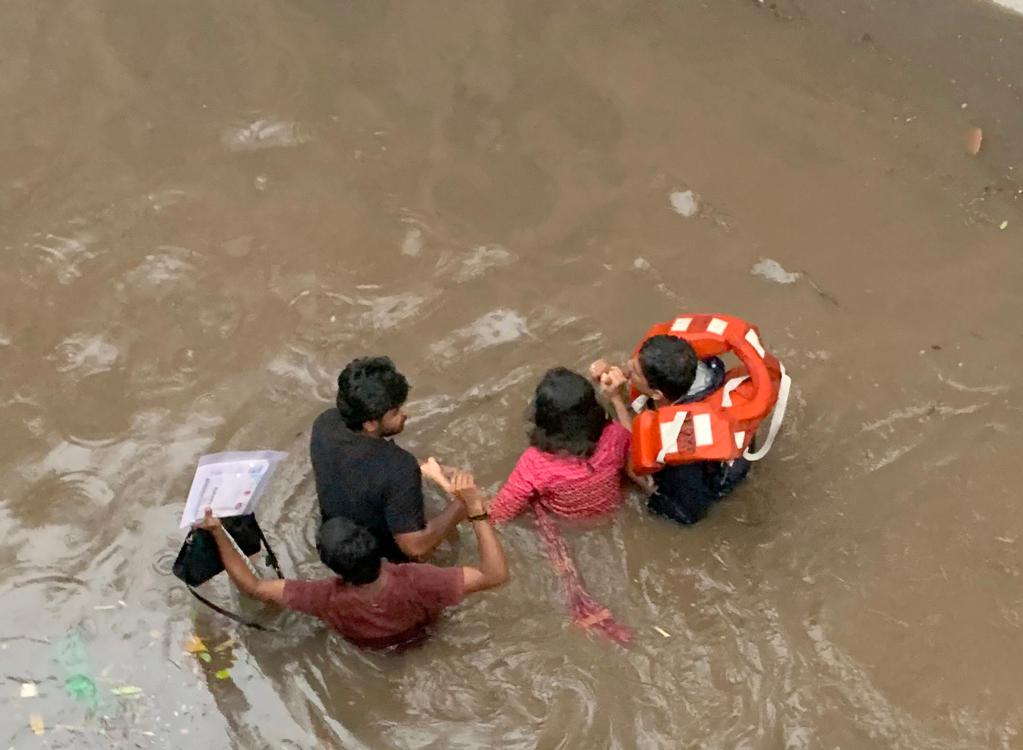 印度班加羅爾:水中出行