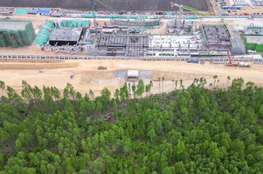 中國最北高鐵站伊春西站主體結構施工火熱推進(jìn)