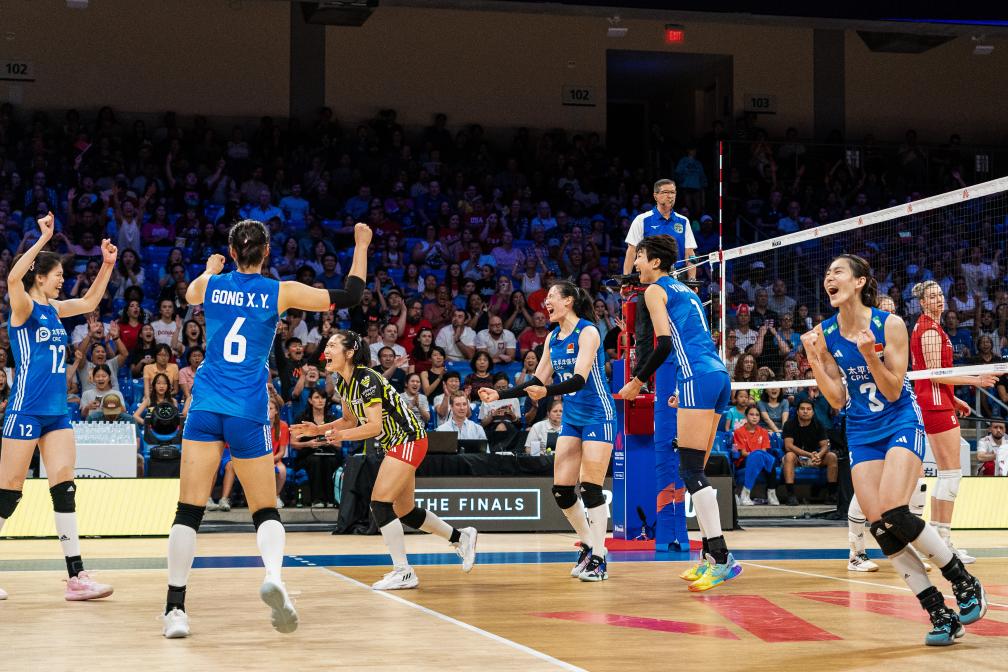排球&mdash;&mdash;世界女排聯(lián)賽總決賽：中國隊晉級決賽