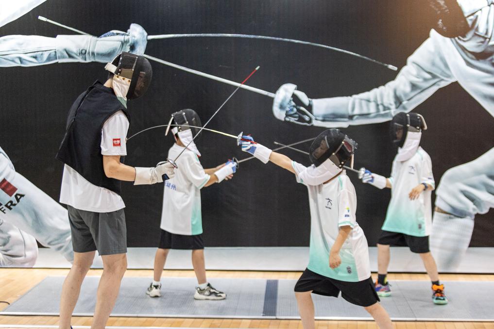 浙江湖州：&ldquo;小劍客&rdquo; 運動(dòng)度暑期