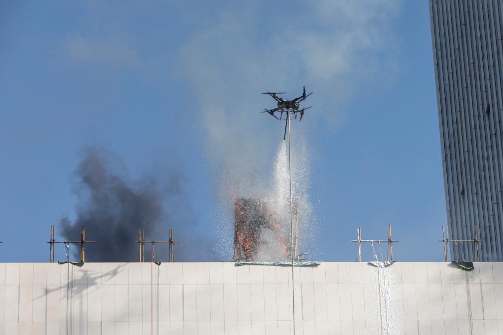 蘭州開(kāi)展高層建筑滅火救援實(shí)戰演練