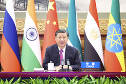 習近平出席金磚國家領(lǐng)導人巴以問(wèn)題特別視頻峰會(huì )