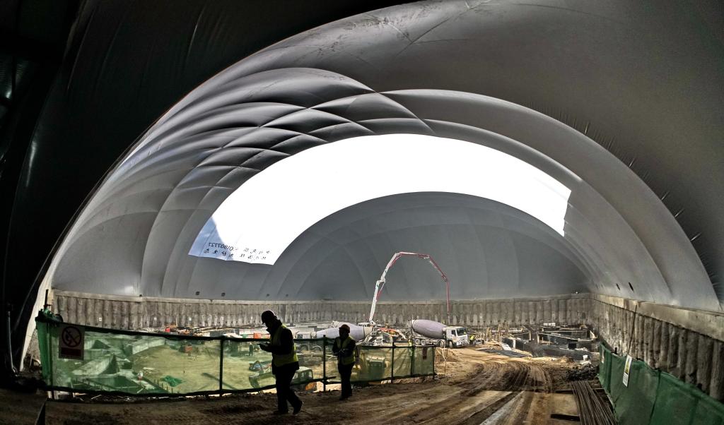 建筑工地有了&ldquo;環(huán)保大氣球&rdquo;