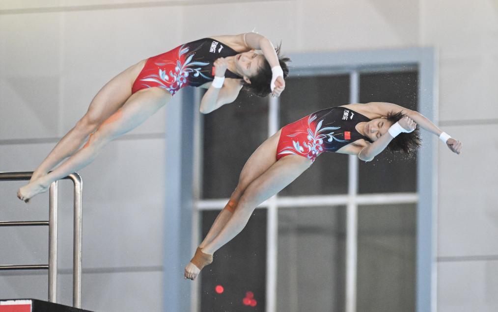 跳水&mdash;&mdash;全國錦標賽：全紅嬋/陳芋汐女子雙人10米臺奪冠