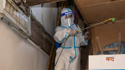 上海:小區進(jìn)行徹底消殺