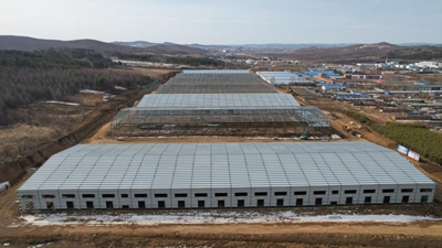 這里天氣乍暖還寒，生產(chǎn)建設卻已熱火朝天