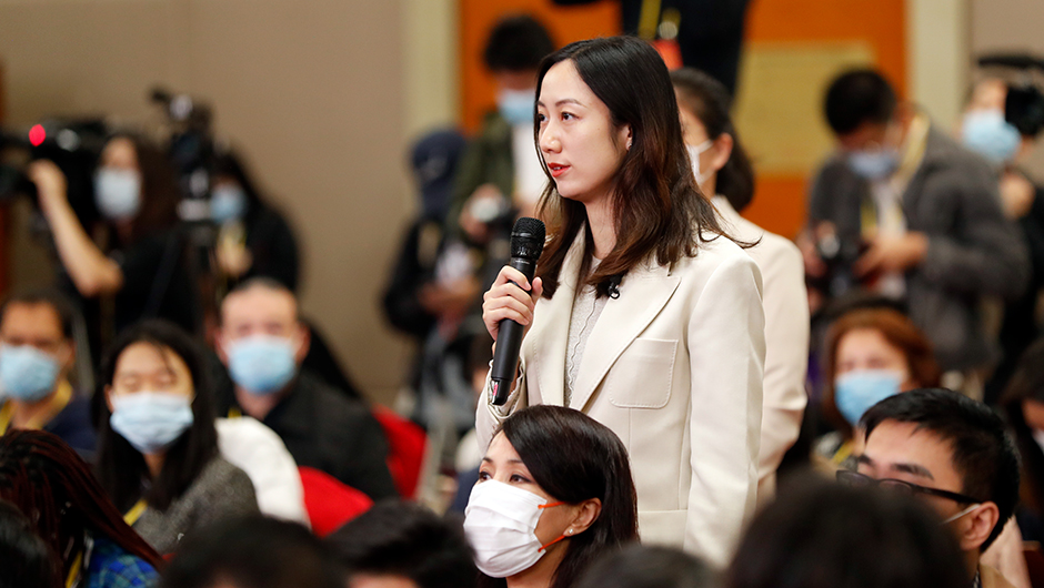 鳳凰衛視記者提問(wèn)