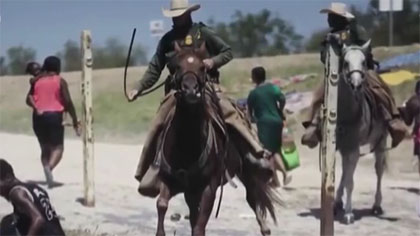 美國揮鞭趕移民：遭驅逐移民&mdash;&mdash;我們被拴著(zhù)鐵鏈趕回國